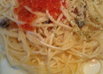 サーモンといくらのクリームパスタ