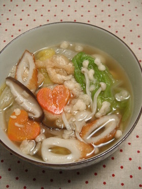 うどんスープだけで味決定✿うす味野菜汁