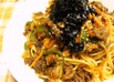 牛肉で韓国風パスタ