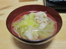 キャベツのコクうまスープ