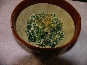 栄養豊富ほうれん草白和え