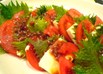 豆腐とトマトが美味しいアンチョビのソース