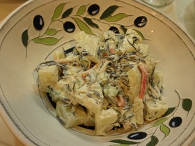 ひじきとオクラのポテトサラダ