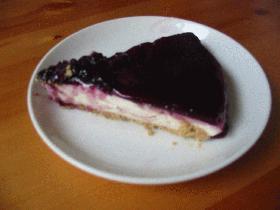 ブルーベリーレアチーズケーキ