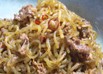 糸こんにゃくと牛こまのしぐれ煮