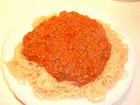 ミートソーススパゲッティー