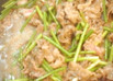 牛肉とにんにくの芽の炒め物