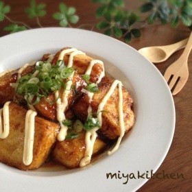 10分で!100円で!豆腐の照りマヨ焼き
