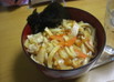 カルビクッパ風うどん♪