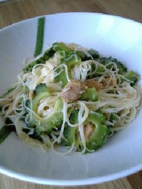 ゴーヤそうめん炒め