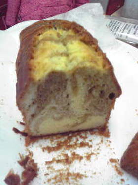 マーブルカフェオレパウンドケーキ