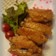 鶏手羽中のパプリカ入りから揚げ♪