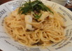 しめじとエリンギの明太子パスタ