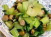 しろ菜とウインナーの炒め物