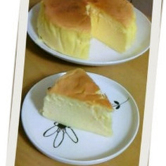 簡単！じゅわ～っとスフレチーズケーキ
