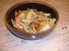 鮭の野菜みそ炒め♪