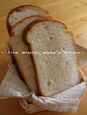HB♪我が家のふんわりミルクリッチ食パン