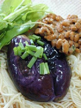 茄子納豆素麺