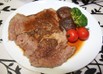 高級肉に変身◆ソースも旨い牛ステーキ◆