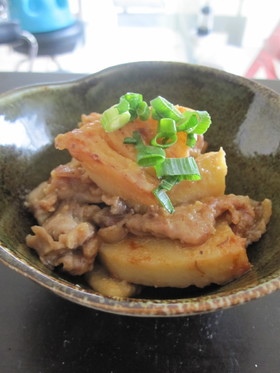 ５分で！！筍と豚肉の味噌バター炒め