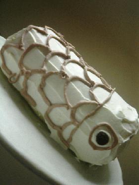 こどもの日に☆鯉のぼりロールケーキ☆