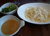 胡麻だれで食す、温うどん