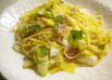 筍とキャベツの春パスタ
