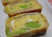 そら豆とハムの卵焼き✿