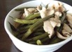 簡単！いんげんと豚こま肉の味噌炒め煮