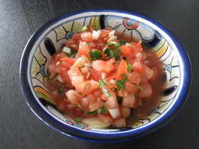 メキシコの味　トマトのサルサ