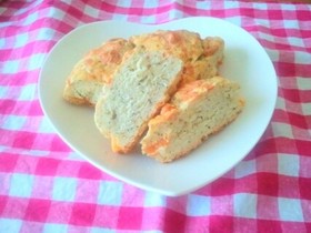 朝から簡単チーズスコーン