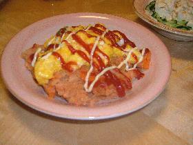 おからとご飯のhalf and half～オムライス～