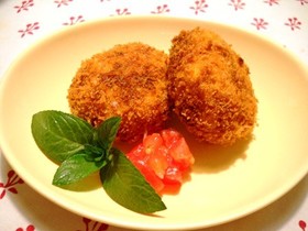 ひよこ豆のコロッケ
