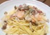 フライパンひとつで！クリームパスタ☆
