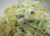 オイルサーディン＊春きゃべつのパスタ