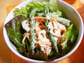 蓮根の胡麻マヨサラダ