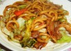 ウスターソースの焼きうどん