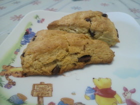 サクッ♪チョコチャンクスコーン