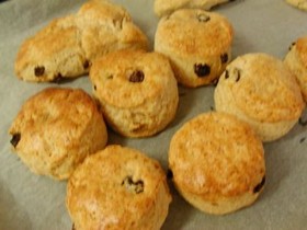 卵なし、 ヨーグルトと全粒粉のスコーン