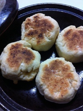 フライパンで焼くスコーン