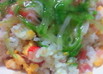 ｶﾆとﾚﾀｽのあんかけﾁｬｰﾊﾝ