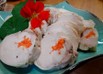 鶏むね肉でニンジンチーズ入りチキンロール
