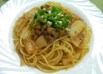 キムチ納豆パスタ