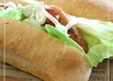 グラハム粉＆ライ麦粉入りのホットドッグ