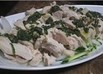 鶏のジェノバソースがけ