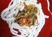 おっとと？魚？キムチ変わり冷し中華麺