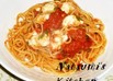 モッツァレラチーズのトマトソースパスタ✿