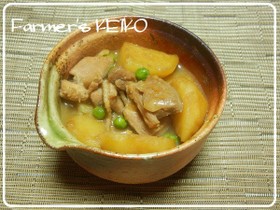 【農家のレシピ】ジャガイモと鶏肉の旨煮