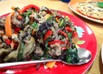 牛薄切り肉と夏野菜の中華味噌炒め
