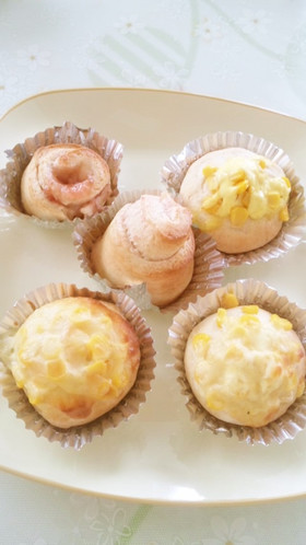 卵なしホットケーキミックスでお手軽パン♪
